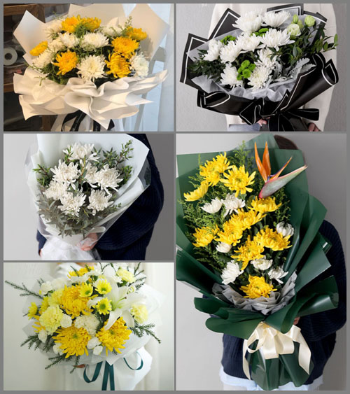 广东广州市番禺区市桥街道西郊村白事花束代送